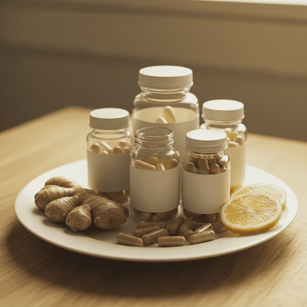 Natural supplements with fresh ingredients